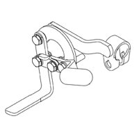 151-138-SD Invacare Brake for SX5 Reclining Wheelchair Only, Chrome