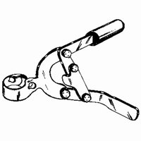 151-461-SD Invacare Brake for Detachable Arm Reclining Wheelchair, Push To Lock, Chrome