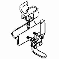 Quickie Brake for Breezy 500/510/2/600, Push-To-Lock, Pair