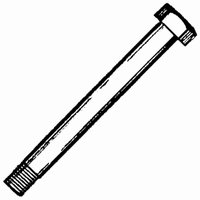 E&J Wheel & Cross Brace Bolt, 5/16" x 3"