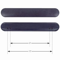Armrest Plastic, 10" & 9" Hole Spacings