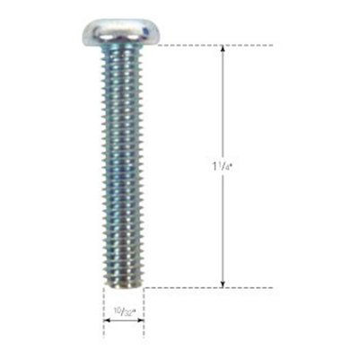 Handrim & Armrest Attaching Screw, 10/32" x 1-1/4"