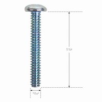 Armrest Attaching Screw, 10/24" x 1-1/4"