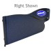 Show product details for Invacare Clothing Guard, Desk Length Black Plastic, Left Side