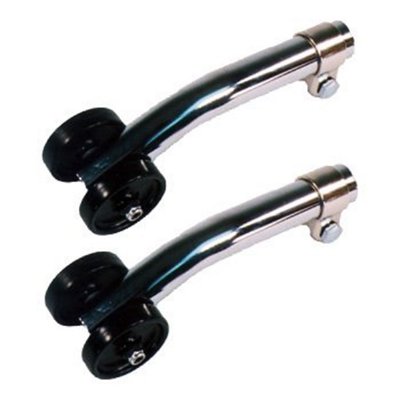 Standard Clamp-On Rear Anti-Tippers - 7/8" Tubing - Wheeled