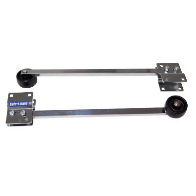 Universal Fit - Infinite-Height Adjustable Rear Anti-Tippers - 2" Wheels