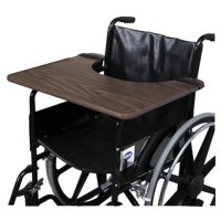 Show product details for Full Size Wood Wheelchair Tray - 24" x 20" x 1/2"