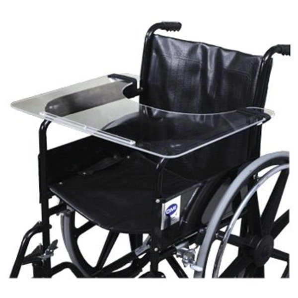 Full Size Acrylic Wheelchair Tray 23 x 19 x 1/4