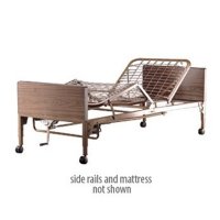Show product details for Invacare Semi-Elect Bed Single Crank Spring-Loaded Rails & Mattress