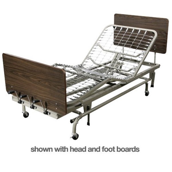 Drive Medical Manual LTC Bed w/Spring Deck