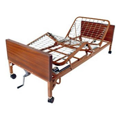 Drive Medical Semi-Electric Bed, Single Crank