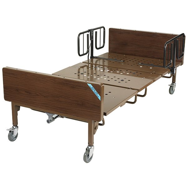 Drive Medical Full Electric Bariatric Bed with 1 pair TRails