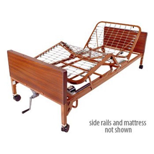Drive Medical SemiElectric Bed Package, Single Crank