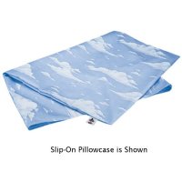Show product details for Core Roll Slip-On Pillowcase, Blue Cloud