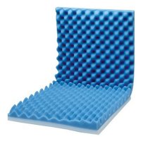 Show product details for Eggcrate Wheelchair Cushion with Back Support