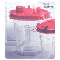 Show product details for Hydrophobic Rigid Canister - 1200cc with Preattached 18 in and 6 ft Connecting Tubes
