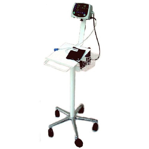 5 Point Rolling Stand With Adjustable Pole Height