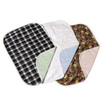 Show product details for Carefor Deluxe Reusable Quilted Wheelchair Pad, 18" x 18", Floral Print