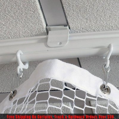 Spring Clip w/Grid Clip for Flexible Curtain Tracking