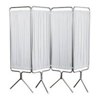 Show product details for 4-Panel Folding Screen With Rubber Feet