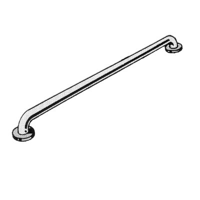 Stainless Steel Straight Grab Bar 1 1/4" X 42", with Flange Covers