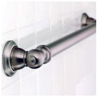 Show product details for Moen Kingsley Grab Bar, Brushed Nickel, Choose Size