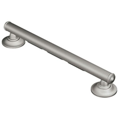 Moen Designer Elegance Grab Bar with Grip Pads, Brushed Nickel, Choose Size