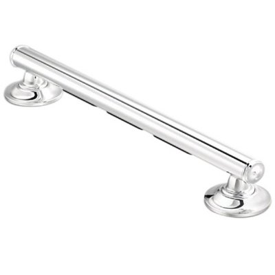 Moen Designer Elegance Grab Bar with Grip Pads, Chrome, Choose Size