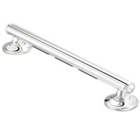 Show product details for Moen Designer Elegance Grab Bar with Grip Pads, Chrome, Choose Size