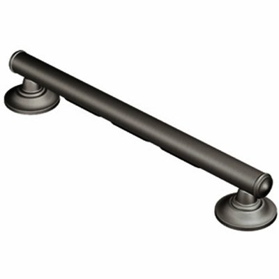 Moen Designer Elegance Grab Bar with Grip Pads, Old World Bronze, Choose Size