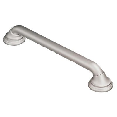 Moen Designer Ultima Grab Bar with Curl Grip, Brushed Nickel, Choose Size