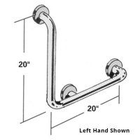 Show product details for Combination Stainless Steel Grab Bar