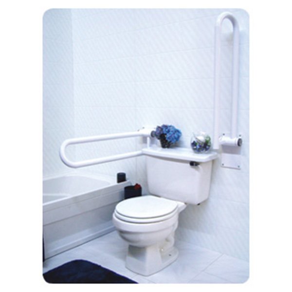 HealthCraft PT Rail, 28, SwingUp Choose Side, White