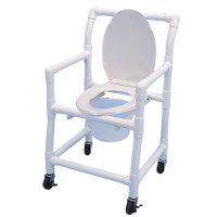 Show product details for Standard Wheeled Commode Chair, 12qt Pail