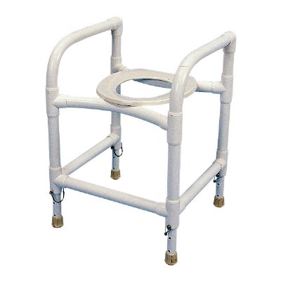 Adjustable Commode Safety Frame