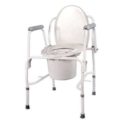 Drive Deluxe Steel Drop-Arm Commode