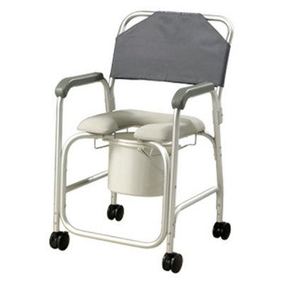 Aluminum Shower Chair with Casters