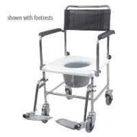 Show product details for Drive Portable Wheeled Drop-Arm Commode