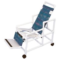 Show product details for Reclineez Tilt Shower Chair, 18"