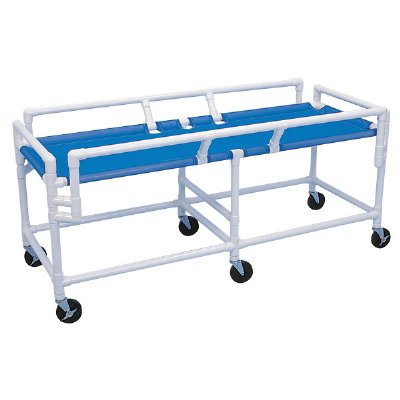 PVC Transport Bariatric Shower Gurney