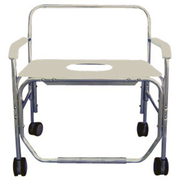 Heavy Duty Shower Commode Chair With Bench Seat With