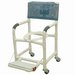 Show product details for 18" PVC Shower Chair w/Folding Footrest, 3" x 1 1/4" Heavy Duty Casters