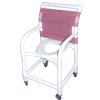 18-Inch Wide Shower / Commode Seat