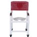 Show product details for 18" PVC Shower/Commode Chair, Tilted Seat, Color Choice
