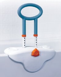 Show product details for Michael Graves Clamp On Height Adjustable Tub Rail