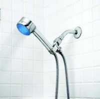 Show product details for HealthSmart LumaTemp LED Shower Sprayer