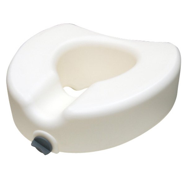 Lock On Raised Toilet Seat   Without Arms