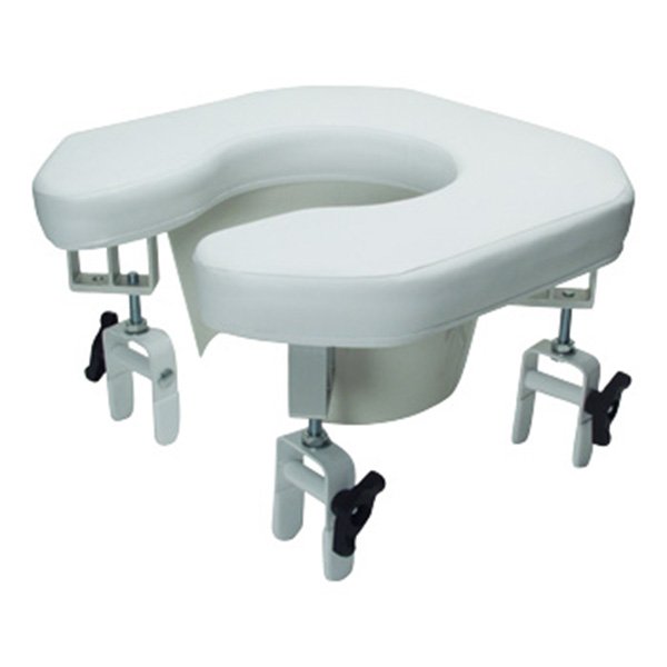 padded raised toilet seat riser