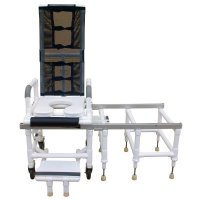 Show product details for Tilt-N-Space Slider Shower/Commode Chair - One-Step Function Locking System