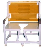 Show product details for Bariatric Commode 30"W w/Back